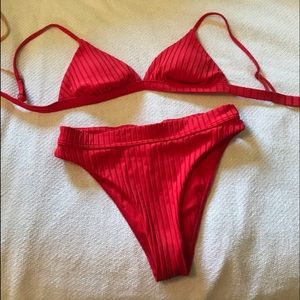 Red bikini from billabong